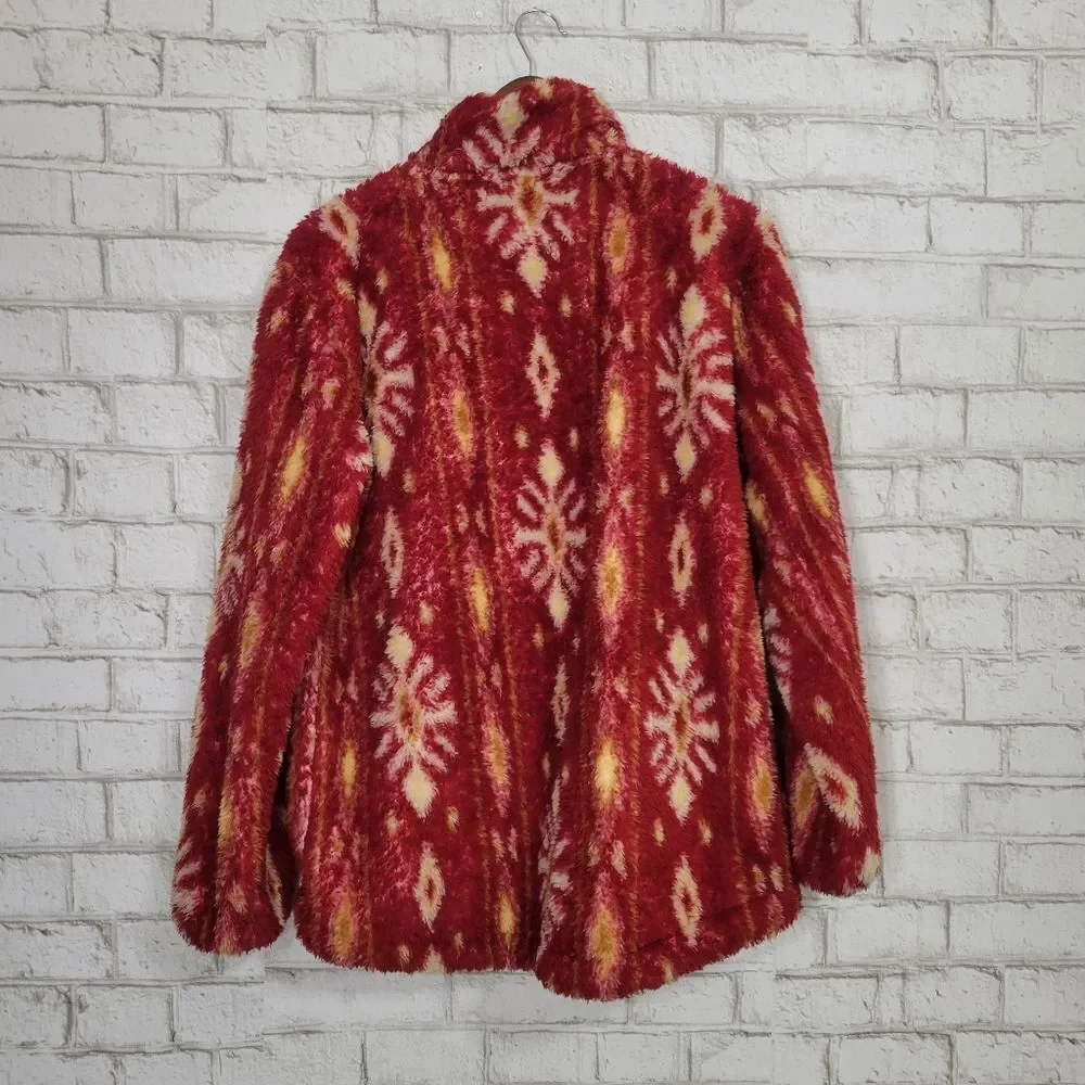 Maurices printed cozy jacket